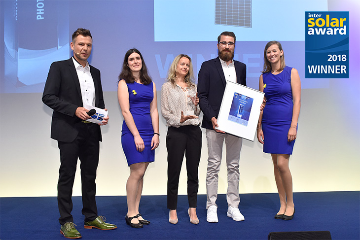 Hanwha Q CELLS gewinnt Intersolar Award 2018 Hanwha Q CELLS gewinnt Intersolar Award 2018